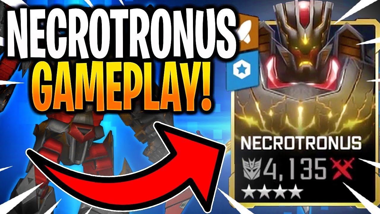 NECROTRONUS MAX FORGE GAMEPLAY! - Transformers: Forged To Fight 2020