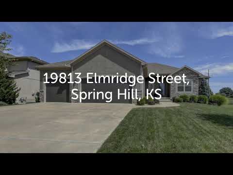 19813 Elmridge Street, Spring Hill, KS home video tour