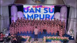 Download Lagu GOLD CHAMPIONS!!Mix Choir Jemaat GMIM Imanuel Lowian Wilayah Langowan 4:Mars GMIM dan Ajarin Beta MP3