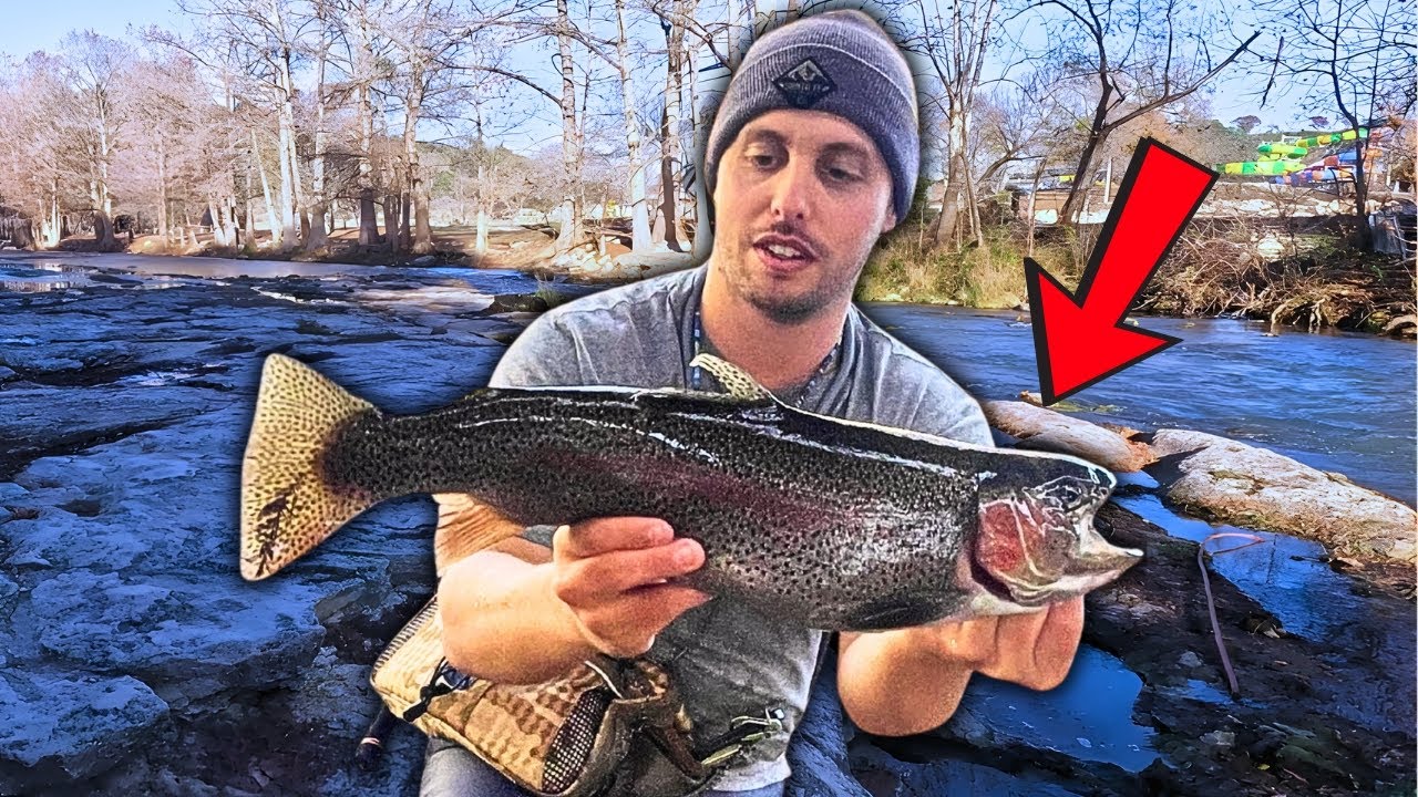 Texas Rainbow Trout Fishing | Guadalupe River (Catch & Cook)