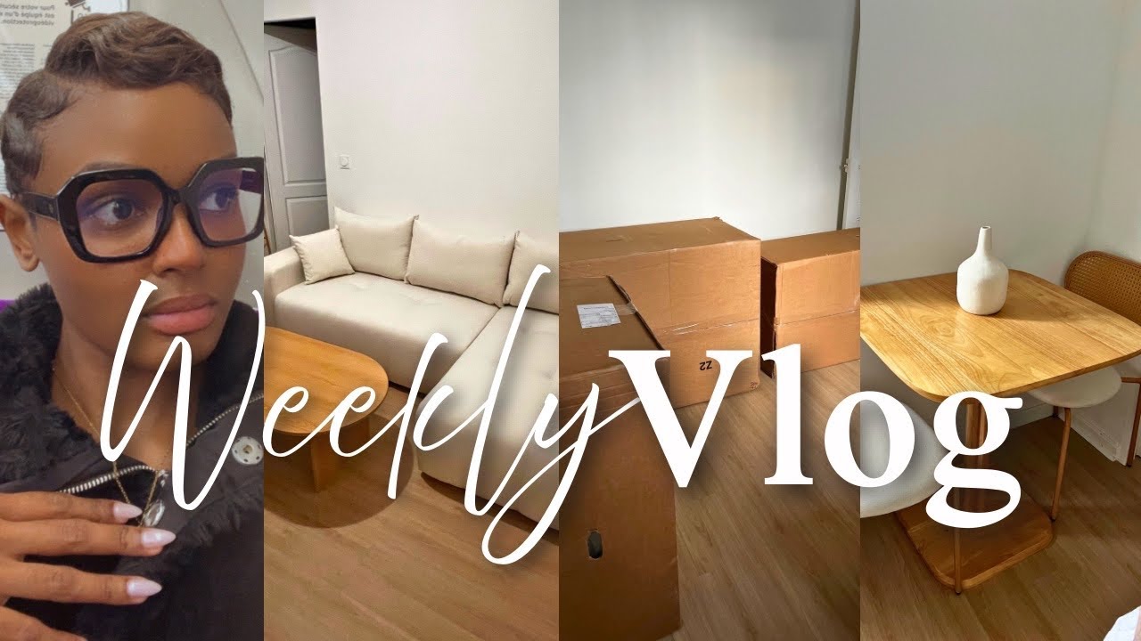 JE REÇOIS ENFIN MON CANAPÉ + Chronopost perd mon colis - weekly vlog | chloe bnhr 