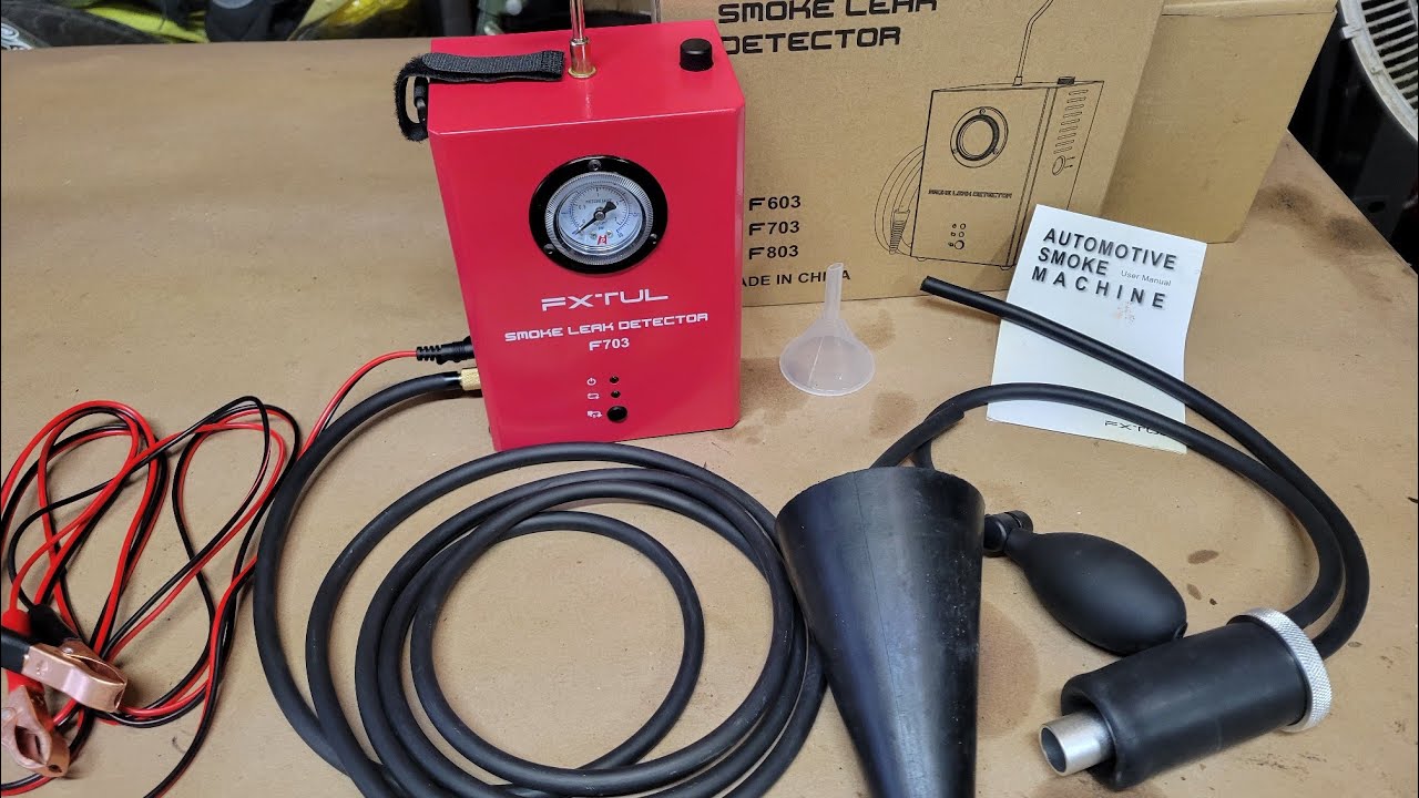 FXTUL F703 smoke leak detector review and test.
