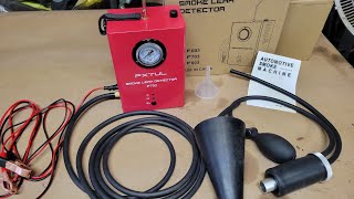 FXTUL F703 smoke leak detector review and test.
