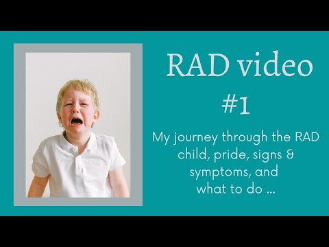 Reactive Attachment Disorder signs and symptoms and what to do?