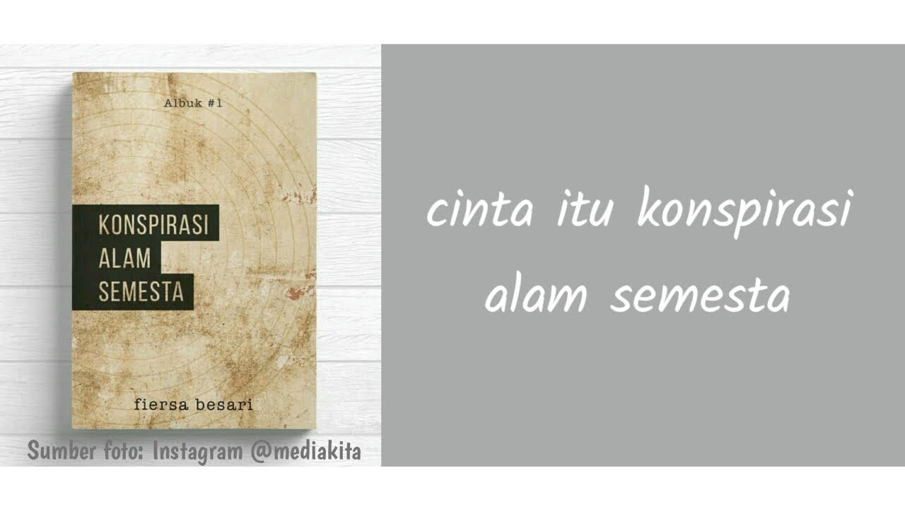Sinopsis Novel Konspirasi Alam Semesta Fiersa Besari