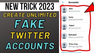 [2023] How to Create Fake Twitter Account Without Email Address and Phone Number