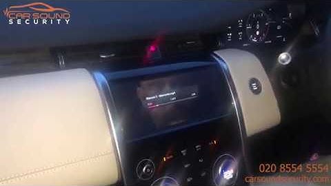 Land Rover Discovery 2019 Video In Motion Upgrade On The Factory Screen