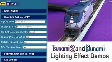 Blunami & Tsunami2 Lighting Effect Demos