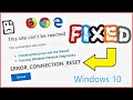 ERR_CONNECTION_RESET Windows 10 Fixed | How to fix ERR_CONNECTION_RESET in Google Chrome Browser