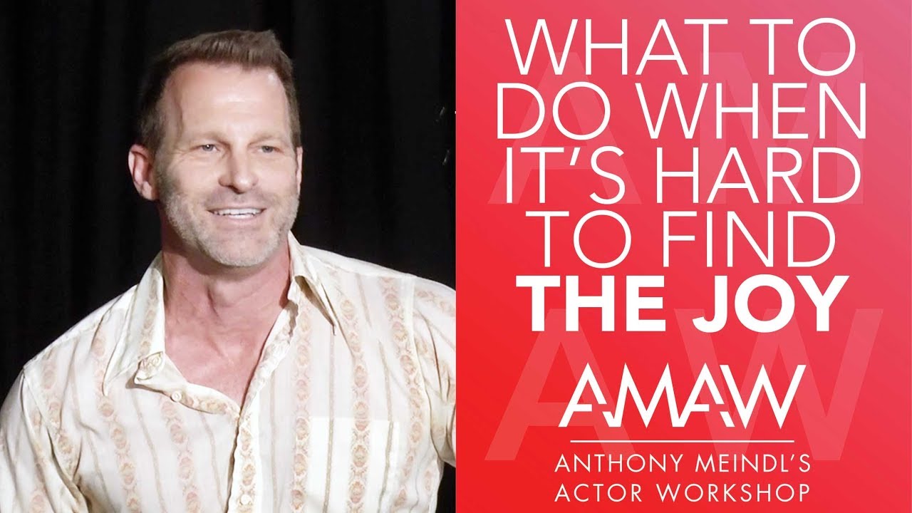 sydney schneider What To Do When it's Hard to Find The Joy -- Anthony Meindl Acting Lesson