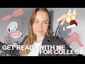 GRWM: GET READY WITH ME FOR COLLEGE | My routine in the morning before school | Skin care, Makeup...