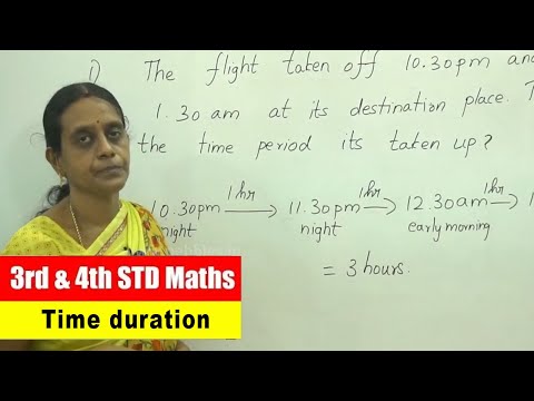 3rd & 4th STD Maths | Time duration | CBSE Syllabus Mathematics