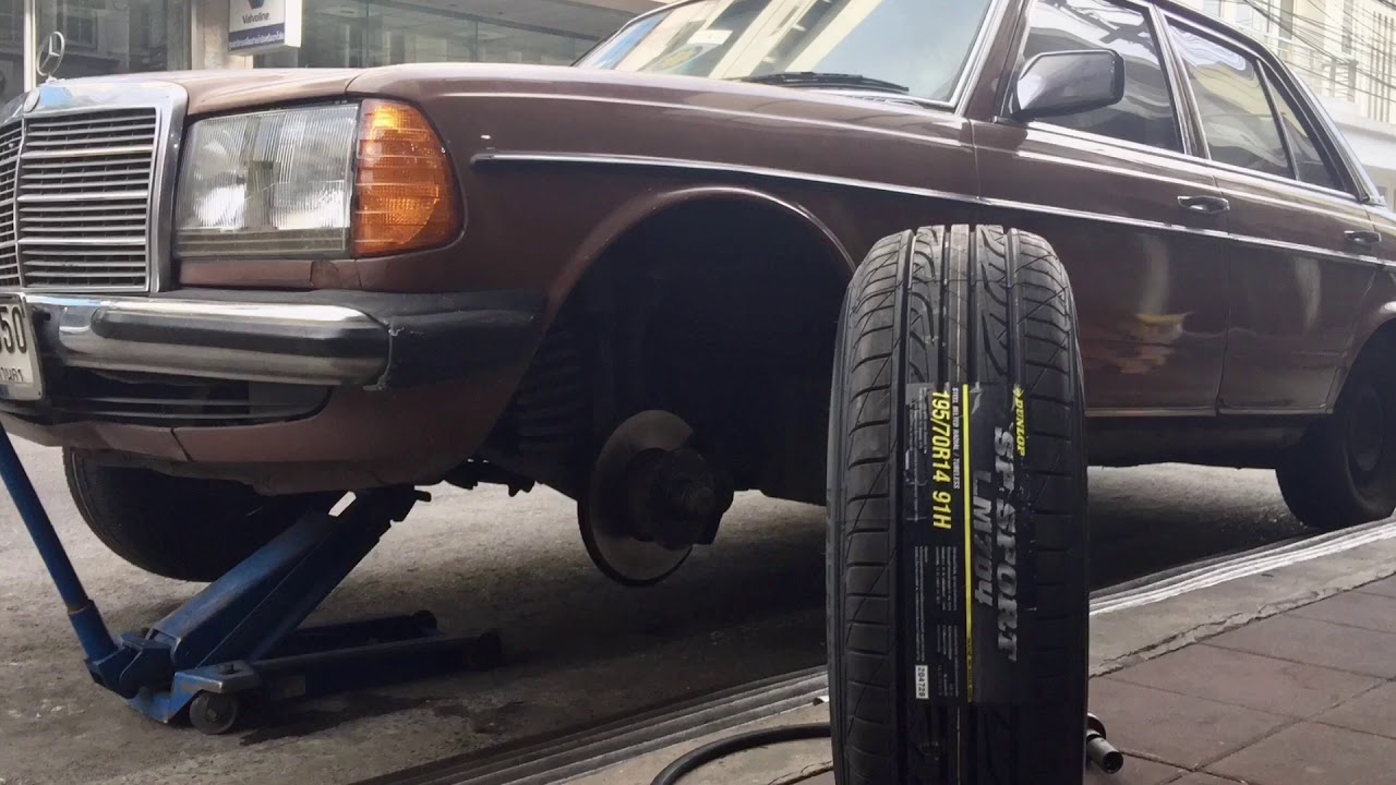 Dunlop LM704  195/70-14  in  Benz W123 1985