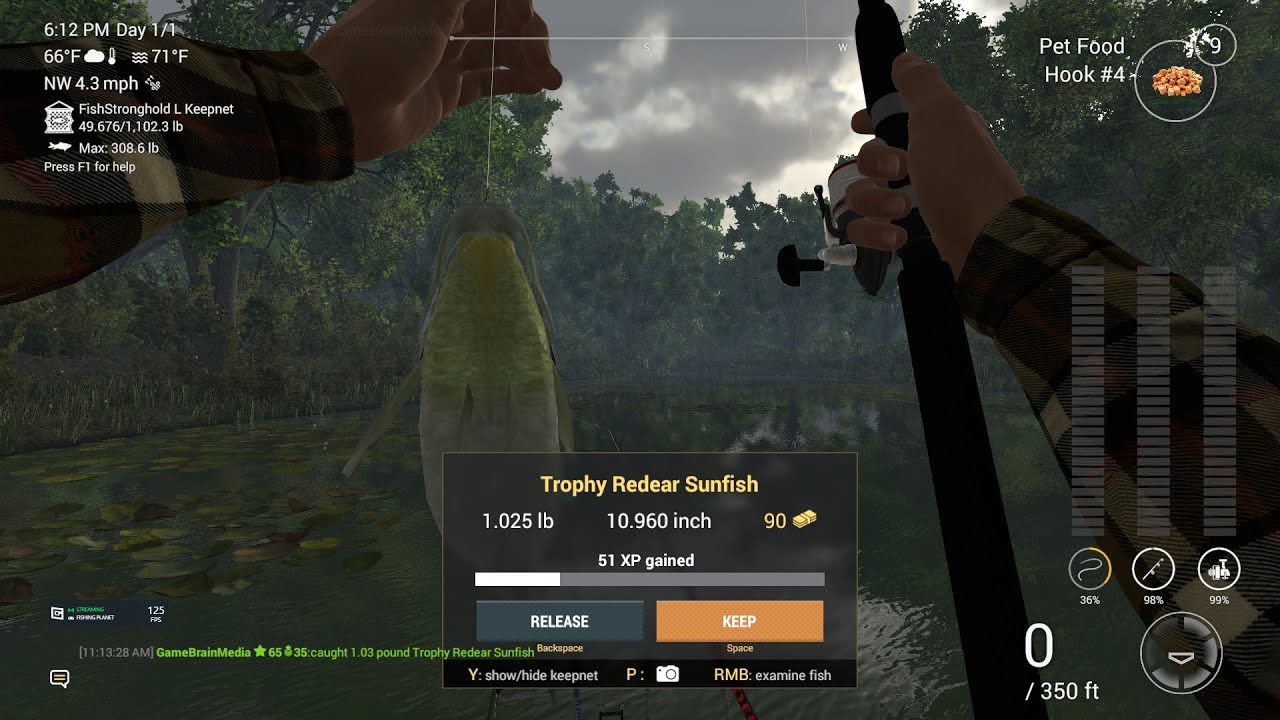 Fishing Planet - "UNIsheet troyfishing" @ Lone Star, TX - Trophy Redear + ALL FISH