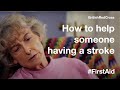 Helping someone who is having a stroke #FirstAid #PowerOfKindness