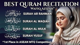 🌙 Best Beautiful Quran Recitation for Sleep Surah Ar-Rahman Al-Waqiah Al-Mulk Yusuf | Wafiq Azizah