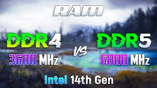 DDR4 vs DDR5 - Gaming on Intel 14th Gen