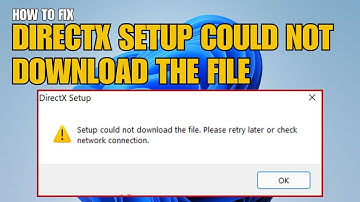 How to Fix DirectX Setup Could Not Download the File | Please Retry Later Error in Windows