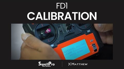 Swellpro Fisherman FD1 Calibrations
