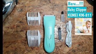 Alat Cukur Rambut bayi kemei hair clipper electric baby clipper km 811