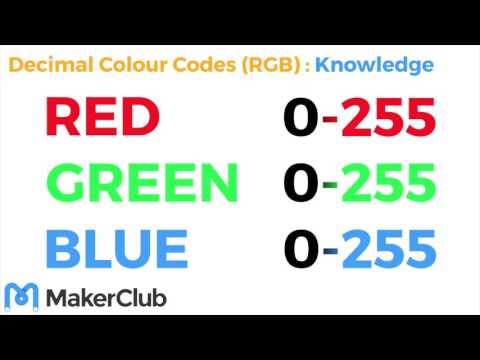 Decimal Colour Codes