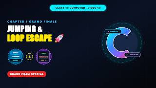 Class 10 Computer Science: Jumping Statements (break, continue, goto) (Video 10)