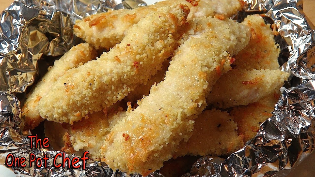 Parmesan Cous Cous Crusted Chicken Strips | One Pot Chef ...