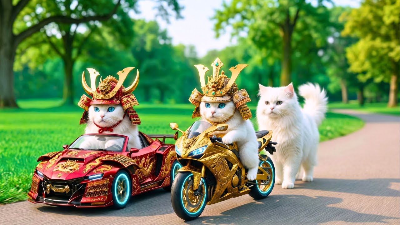 🦁 LION DESTROYS THE BIKE! 💔 The Epic Dragon Car Revenge 🏎️