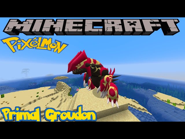 Pink Groudon!!! Deino evolving! Pixelmon ep3. 