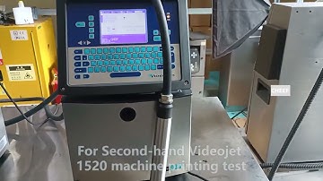 Used videojet Inkjet printer 1520 normal working