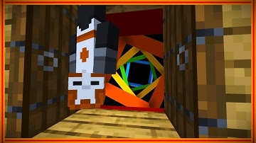 NON-EUCLIDEAN MINECRAFT MOD REVIEW! (Immersive Portals, Pehkui, Gravity Changer Mod Review)