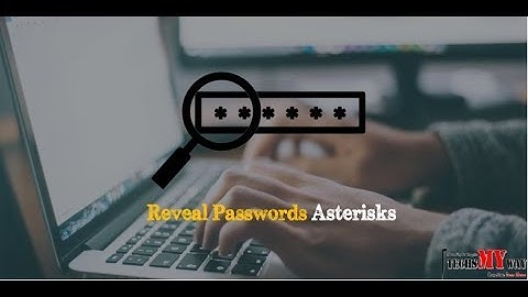 How to Reveal Password Behind Asterisks In Any Account Login Page