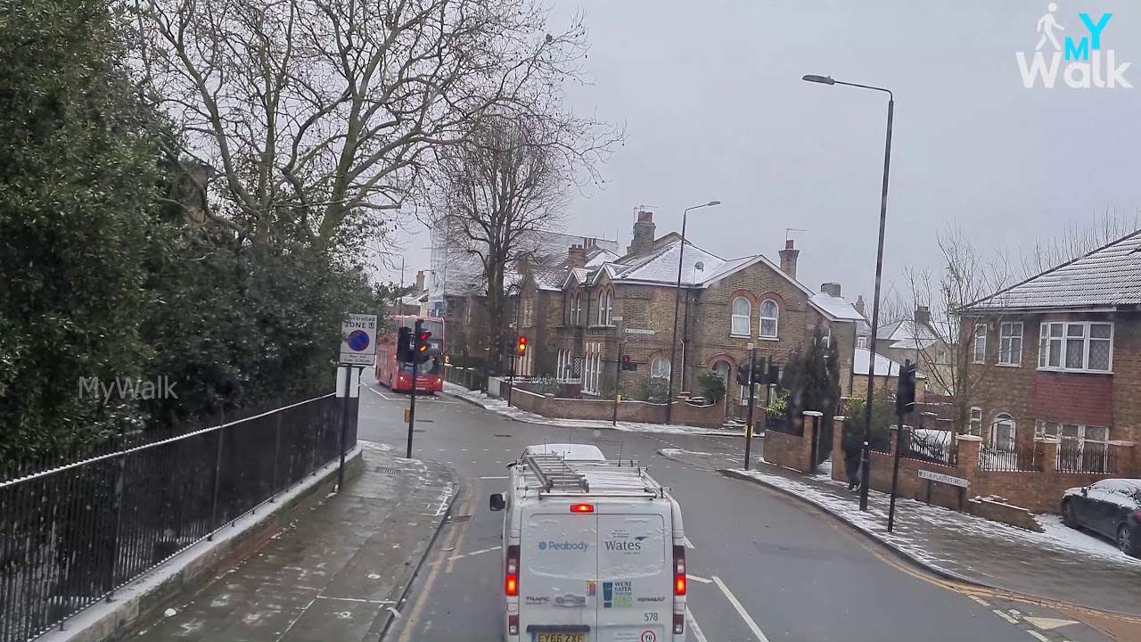 4K Video of Bus ride 238 from Stratford to Upton Park London