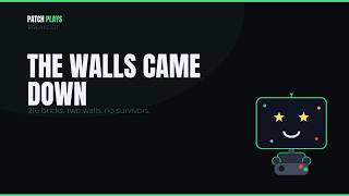 Robot DEMOLISHES Breakout all 108 bricks one wall no survivors