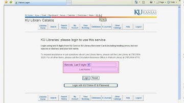 KU Libraries - Annex Requests