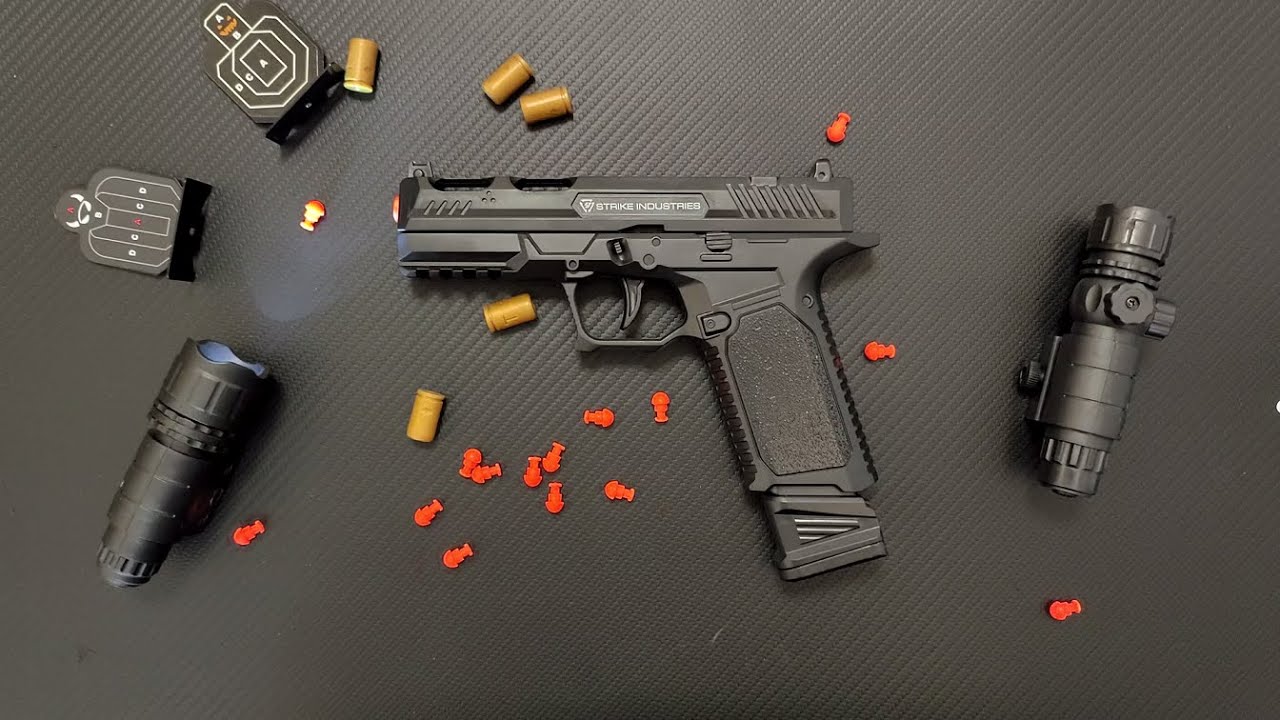 Glock 17 Strike Industries Toy Gun 2024 - Auto Shell Ejection