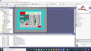 Oil Level Control Using Plc S7 300 Analog Input And Ultrosic Sensor  Wincc Flexible  Tia Portal