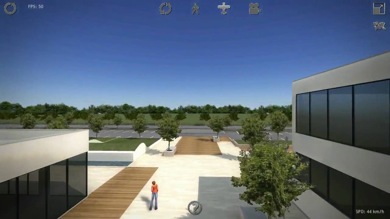 School Complex in Realtime 3D - ShiVa3D