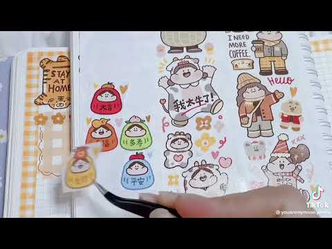 Video Trang trí sổ tay siêu cute #2 - youtube