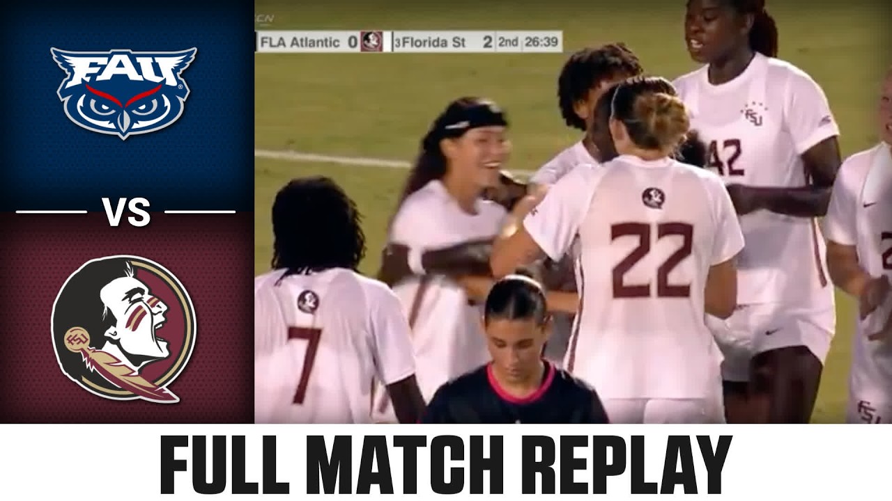 Fla. Atlantic vs. Florida State Full Match Replay | 2026 ACC Women's Soccer