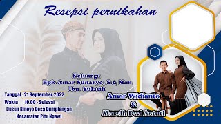 đź”´LIVE RESEPSI PERNIKAHAN AGUS WIDIANTO & MARSIH DWI ASTUTI
