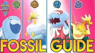 How to get ALL FOSSIL Pokemon in Sword and Shield | Fossil Pokemon Guide