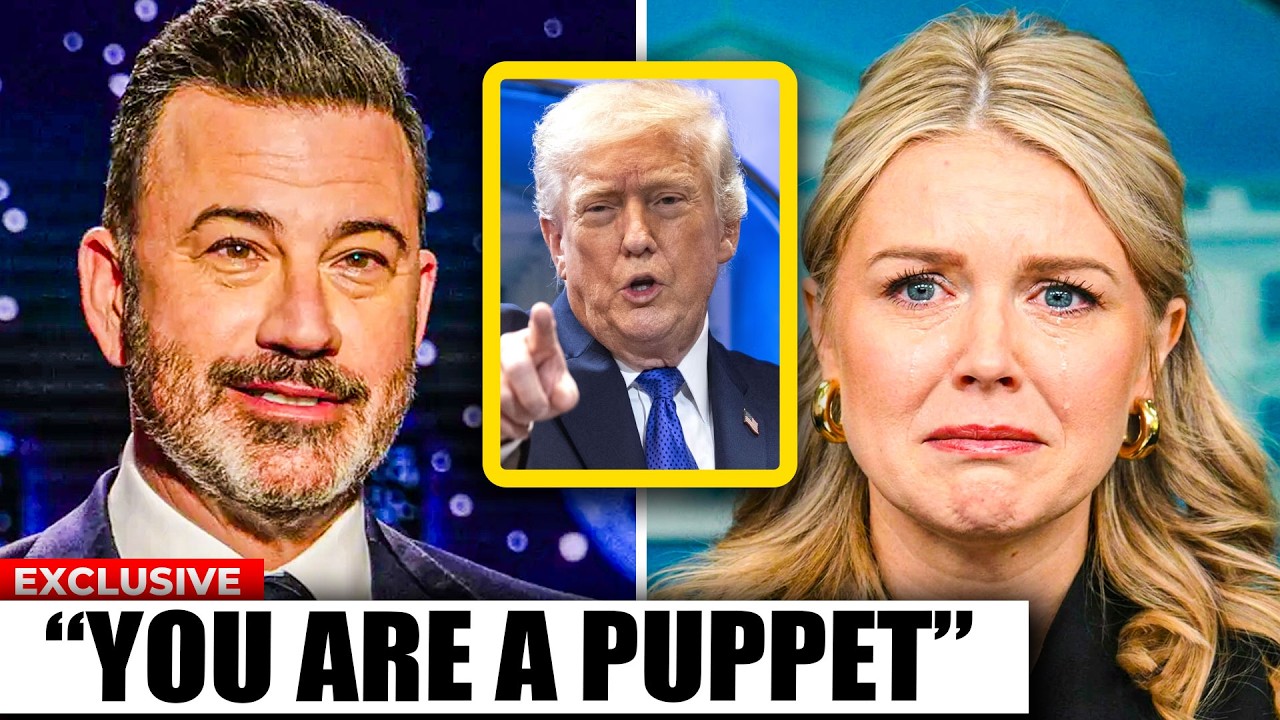 Jimmy Kimmel DESTROYED Karoline Leavitt On Live TV, Trump GOES NUTS