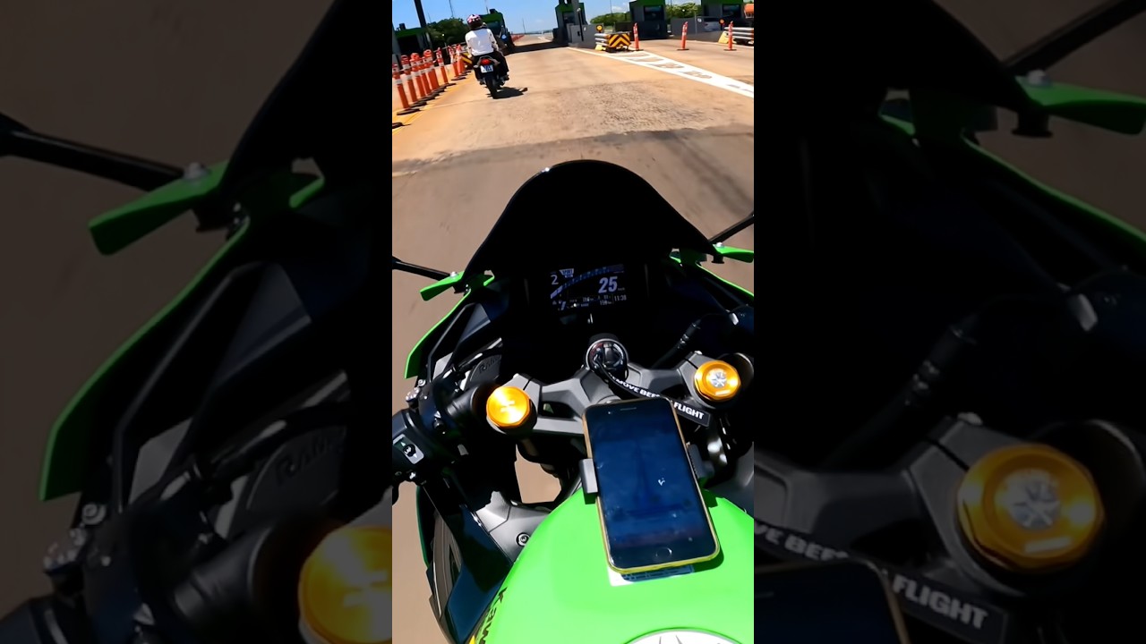 Kawasaki Ninja Zx4r pedagio 11 REAIS A MOTO #kawasaki #ninjazx4r