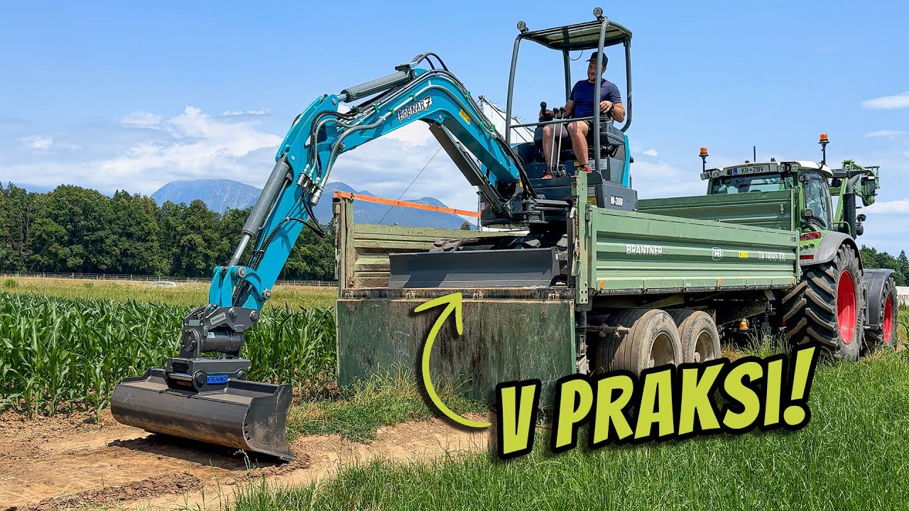 Predstavitev bagra in prvih 50 ur