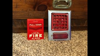 Rare Simplex 4040-60 + Simplex 4251-111 Chevron Pull Station Test