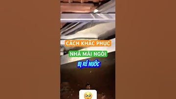 Bạn có biết rằng phun foam tế bào kín mật độ cao trị dứt điểm tình trạng mái ngói bị dột #foam