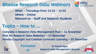 How to Plan for Research Data Retention