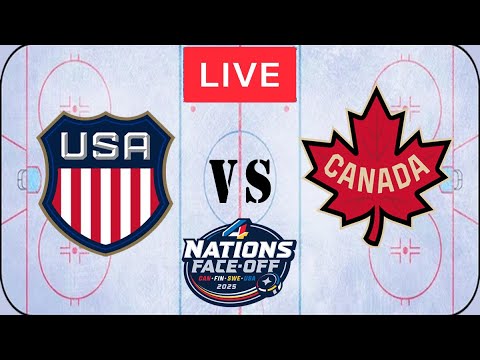 NHL 4 Nations Face-Off Live Canada Vs USA Full Game Watch Along - YouTube