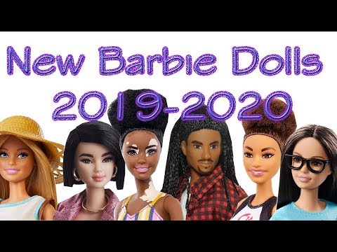 Hymne Kwadrant dynastie Newest Barbie Dolls by Mattel 2019-2020 Part 7! New Fashionistas are  Coming! - YouTube